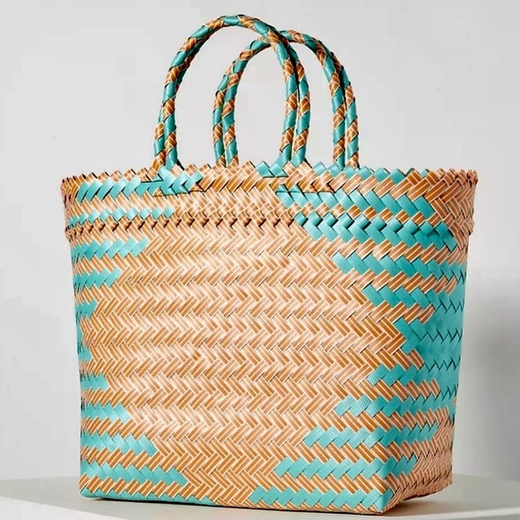 Tropez Woven Bag - Orange main image 0